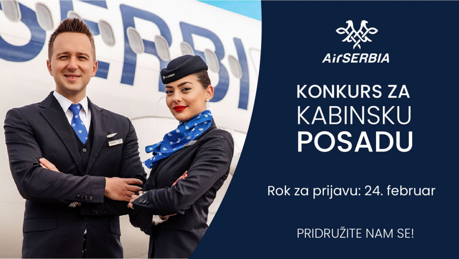 Er Srbija – Novi konkurs za članove kabinske posade