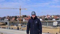 OD JUNA OBILAZNICOM DO BUBANJ POTOKA Ministar Vesić obišao radove na petlji Avala (FOTO)