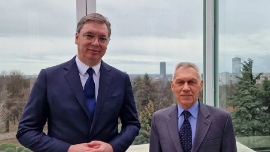 VUČIĆ SA BOCAN-HARČENKOM Njegovu ekselenciju posebno sam upoznao sa situacijom na KiM