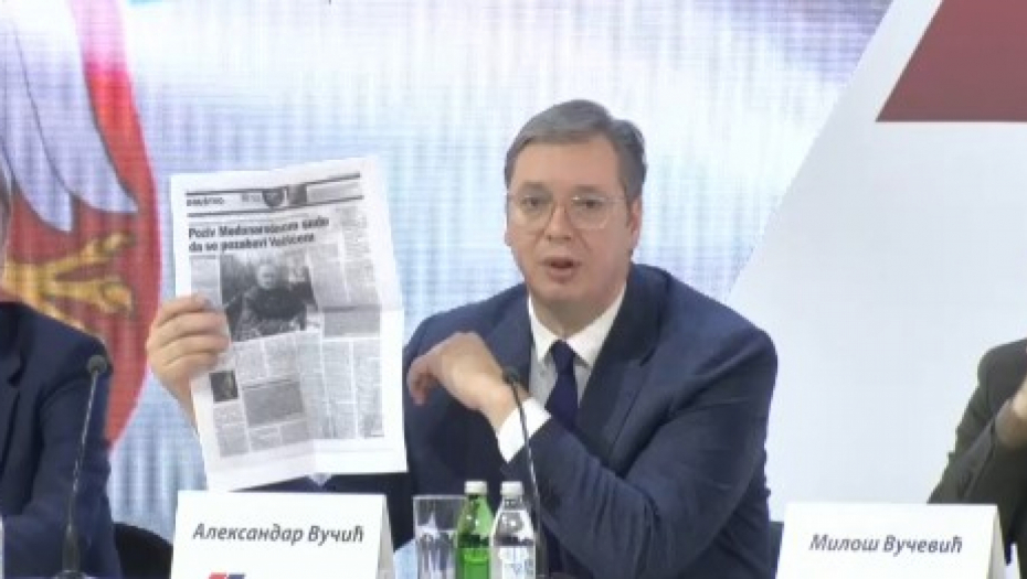 VUČIĆ O APSURDNIM OPTUŽBAMA TAJKUNSKOG MEDIJA "Ovo je primer kako se vodi brutalna kampanja mržnje, na koju ćete se, sigurno, grohotom nasmejati"