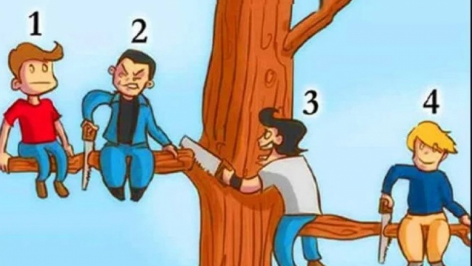PROVERITE KAKVA VAM JE LOGIKA Ko je po vama najgluplja osoba na ovoj slici