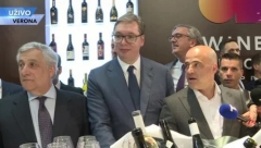 VUČIĆ  NA SAJMU VINA U  VERONI: Verujem da ćemo privući puno italijanskih kupaca
