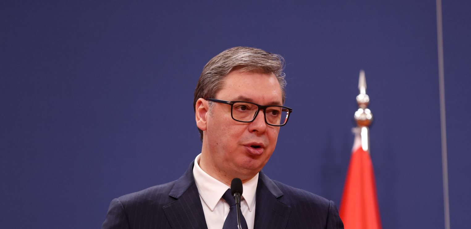 SVEČANI DOČEK ISPRED PALATE "SRBIJA" Vučić danas sa predsednikom Gvineje Bisao