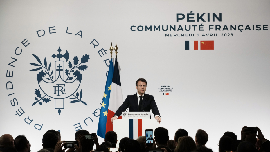 NA POČETKU POSETE MAKRON JASAN Evropa ne sme da naruši trgovinske i diplomatske veze sa Kinom