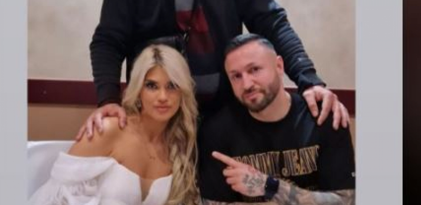 ŽELEO JE I DETE SA NJOM Ša se Vanji u crkvi zakleo na ljubav, a ovo je pesma uz koju su započeli brak