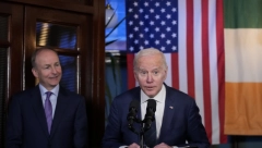 BAJDEN NAPRAVIO INCIDENT U IRSKOJ! Otresao ga ko krpu, Sunak pozeleneo! (VIDEO)