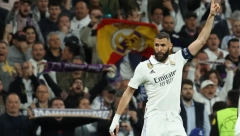 REAL ZAVRŠIO POSAO ZA POLA SATA Almeriji nedostajao Srbin, Benzema spakovao het-trik za poluvreme