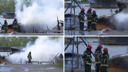 ZLA KOB IZGORELOG SPLAVA NA SAVI Prošlog meseca na istom mestu izbila jeziva tuča, evo šta se dogodilo! (FOTO)