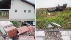 NELJUDI UDARILI NA MRTVE Upali na groblje i sve porazbijali, šteta je ogromna! (FOTO)