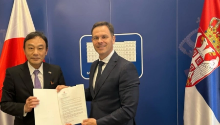 UNAPREĐIVANJE PARTNERSTVA KROZ FINANSIRANJE HIDROELEKTRANE "BISTRICA" Mali uručio Pismo o namerama ambasadoru Japana