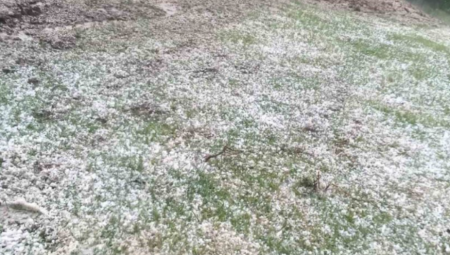 KATAKLIZMA U ZAPADNOJ SRBIJI Grad opustošio malinjake, voda se izlila, saobraćaj prekinut (FOTO)