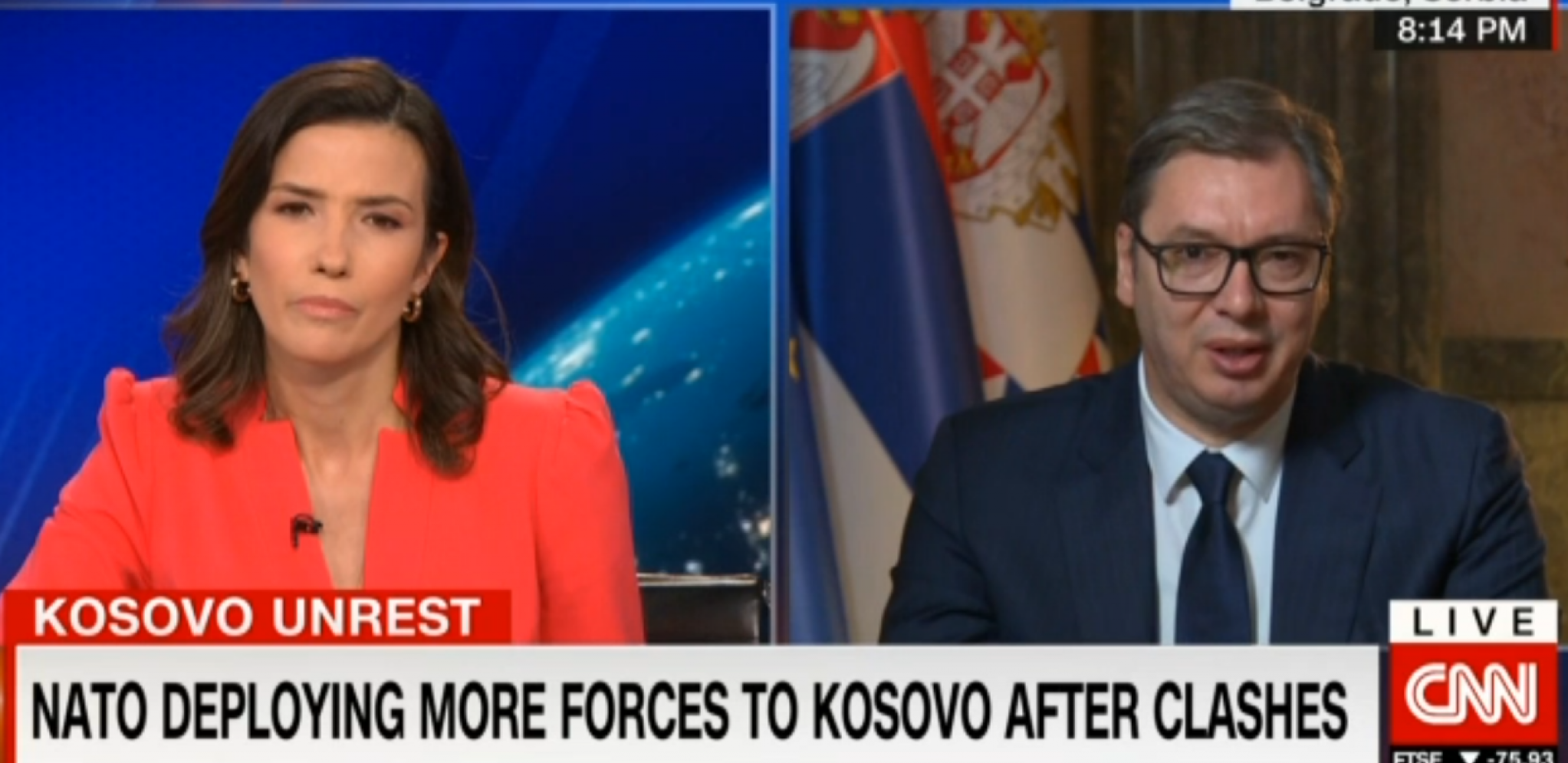 "PRIŠTINA JE IMALA SAMO JEDAN ZADATAK..." Vučić na CNN-u stao u odbranu Srba sa Kosova i Metohije (VIDEO)