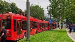 KVAR NA MREŽI Trolejbusi stoje kod "Ruda" (FOTO)