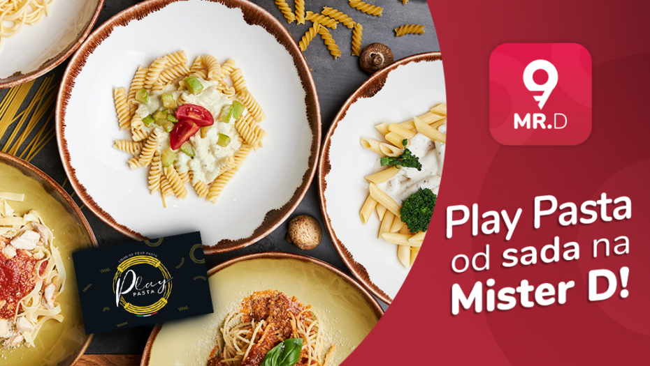 Play Pasta od sada na Mister D