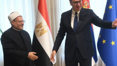 VUČIĆ SA MUFTIJOM ALAMOM Odličan razgovor o daljem razvoju odnosa sa Egiptom