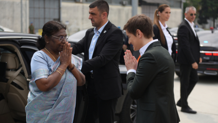 BRNABIĆ ISPRATILA PREDSEDNICU INDIJE DROUPADI MURMU Do sledećeg, nadam se skorog susreta! (FOTO)