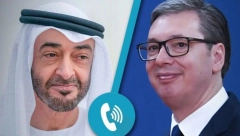 VUČIĆ RAZGOVARAO SA PREDSEDNIKOM UAE "Upoznao sam šeika Mohameda sa najnovijim razvojem događaja na Kosovu i Metohiji"