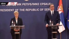 PREDSEDNICA SLOVENIJE U POSETI SRBIJI  Vučić:  Kurti je sam priznao da su prekršili međunarodno pravo (VIDEO)