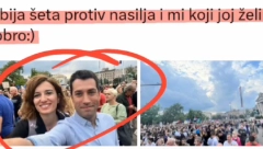 KURTIJEVI SAVEZNICI MARŠIRAJU BEOGRADOM Uz opoziciju na protestu i žena koja se ježi na sve što je srpsko! (VIDEO)