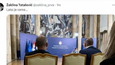 Žaklina Tatalović kuka da ju je Vučić "naterao" da dođe na konferenciju za medije, a bez njega ne bi postojala!