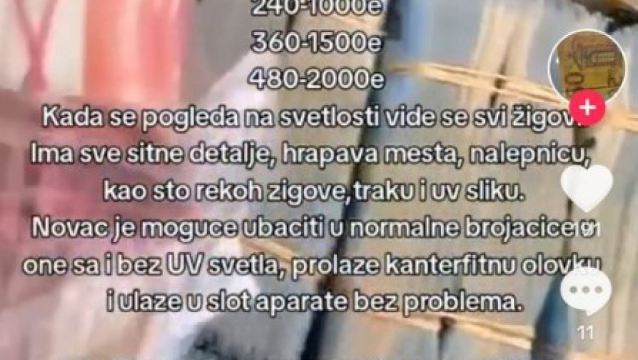 PREVARA SA FALŠ PARAMA OPET HARA SRBIJOM Za 130 "pravih" dobija se jedna novčanica od 500 evra, valjaju i dinare, ne nasedajte