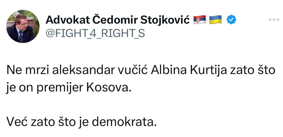 ALJBIN KURTI NAJVEĆI DEMOKRATA ZA IDEOLOGE PROTESTA U BEOGRADU