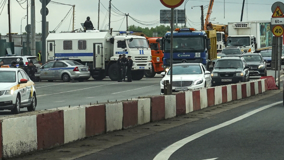 VOJSKA BLOKIRALA PRILAZE MOSKVI Sve je spremno za eventualni napad Vagnera (FOTO)