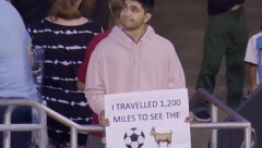 ISPALA GODINE Putovao 2.000 kilometara do Amerike da bi video Mesija, na stadionu se šokirao