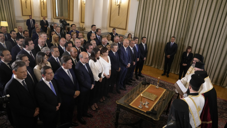 Nova Vlada dala zakletvu pred poglavarom Grčke pravoslavne crkve