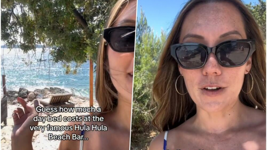 KAKVE SU OVO CENE, LEŽALJKA 40€! Tiktokerki pao mrak na oči kad se posle 4 godine vratila u popularno letovalište na Jadranu (VIDEO)