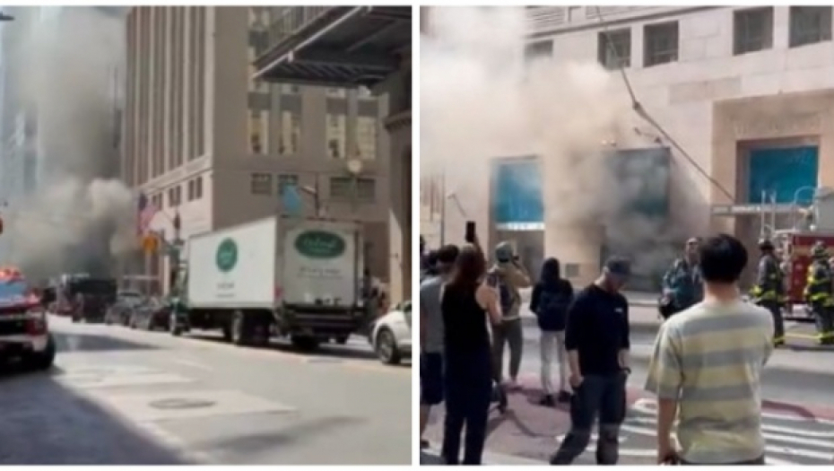 POŽAR U CENTRU NJUJORKA Gust dim prekrio nebo, na licu mesta armija vatrogasaca (VIDEO)