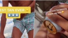 POLIVANJEM PIVOM DO BRONZANOG TENA JE NOVI TIKTOK TREND Stručnjaci upozoravaju da su posledice veoma ozbiljne, a šteta ogromna