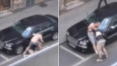MAKLJAŽA NASRED ULICE: Prolaznici gledali kako se mlate, pa posle toga idu na PIVO (VIDEO)