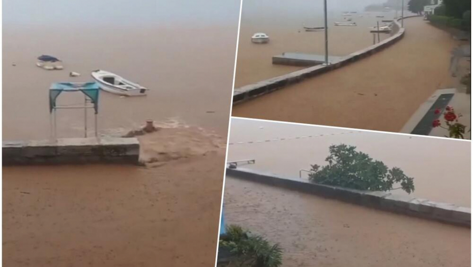 POPLAVE U HERCEG NOVOM: Blokade saobraćaja, uklanjana zemlja s puteva u Kumboru i Baošićima, u Đenovićima nanosi od 40 centimetara