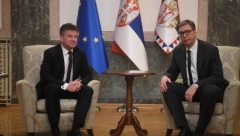 VUČIĆ NAKON SASTANKA SA LAJČAKOM "Još jednom sam upozorio da je srpski narod na KiM izložen najžešćoj torturi u poslednjih 15 godina"