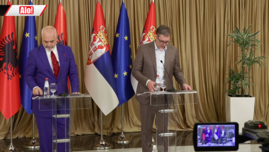 OBRAĆANJE PREDSEDNIKA SRBIJE I PREMIJERA ALBANIJE Rama: Odugovlačenje sa formiranjem ZSO je greška   (VIDEO)