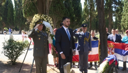 UPISALI SE U SPOMEN KNJIGU Delegacija Ministarstva odbrane posetila Kajmakčalan i Zejtinlik (FOTO)