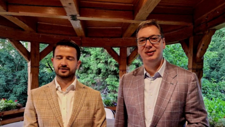 VUČIĆ PRIREDIO VEČERU ZA MILATOVIĆA "Novo poglavlje u odnosima između bratskih naroda" (FOTO)