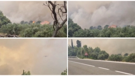 KATASTROFALAN POŽAR NA JADRANU Crni dim prekrio nebo, vatra se otrgla kontroli (FOTO/VIDEO)