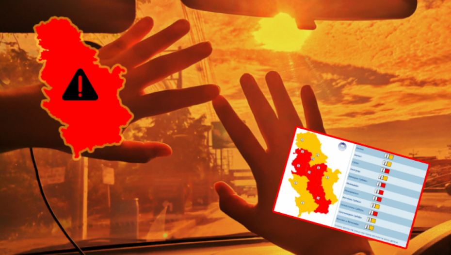 UPOZORENJE NA OPASNO VREME Oglasio se RHMZ, visoke temperature širom Srbije!