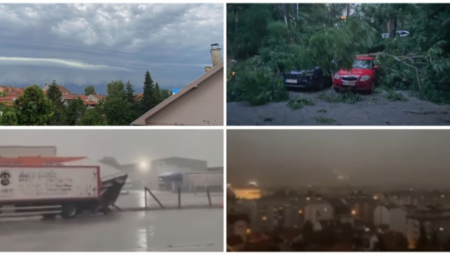 OPASNO NEVREME U SRBIJI NOSILO SVE PRED SOBOM Obaralo drveće, rušilo fasade i kranove, zastrašujući prizori (FOTO/VIDEO)