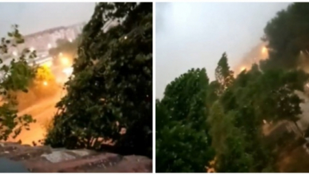 OSNOVNA ŠKOLA U NOVOM SADU RAZORENA POSLE NEVREMENA Tuga šta je ostalo posle julske oluje