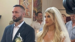 PRIVATNI MOMENTI VENČANJA ŠA I VANJE Bračni par se potpuno pogubio od uzbuđenja, jedva stajali na nogama! (FOTO)