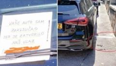 ZLOČIN I KAZNA Pokazao strancu šta radimo onom ko nam kolima zatvori ulaz, urnebesna scena