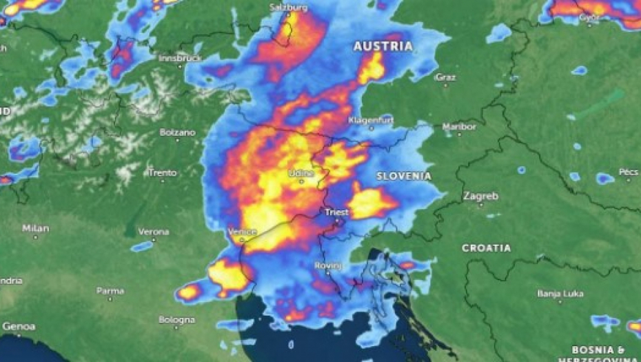 ONO ŠTO NAM STIŽE DELUJE JEZIVO Evo kako na radaru izgleda oluja koja nam stiže