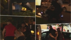 DRAMATIČAN SNIMAK POTERE U BUDVI: Motociklista uporno beži, policajac istrčava iz vozila i skače na motor (VIDEO)