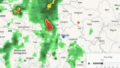 JEZIVO, OVA OLUJA JE VEĆ STIGLA U NEKE DELOVE SRBIJE Radarski snimci su zastrašujući