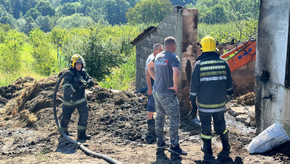 VATRA SVE ODNELA ZA SAMO DVA SATA Tuga u čačanskom selu, izgorelo šest krava i tele (FOTO)