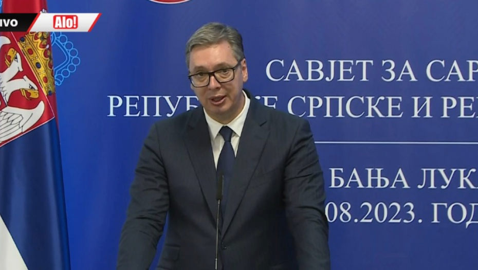 POSLE SVEČANOG DOČEKA U BANJALUCI ZA PREDSEDNIKA SRBIJE Vučić: Srbija poštuje i poštovaće Dejtonski sporazum (VIDEO)
