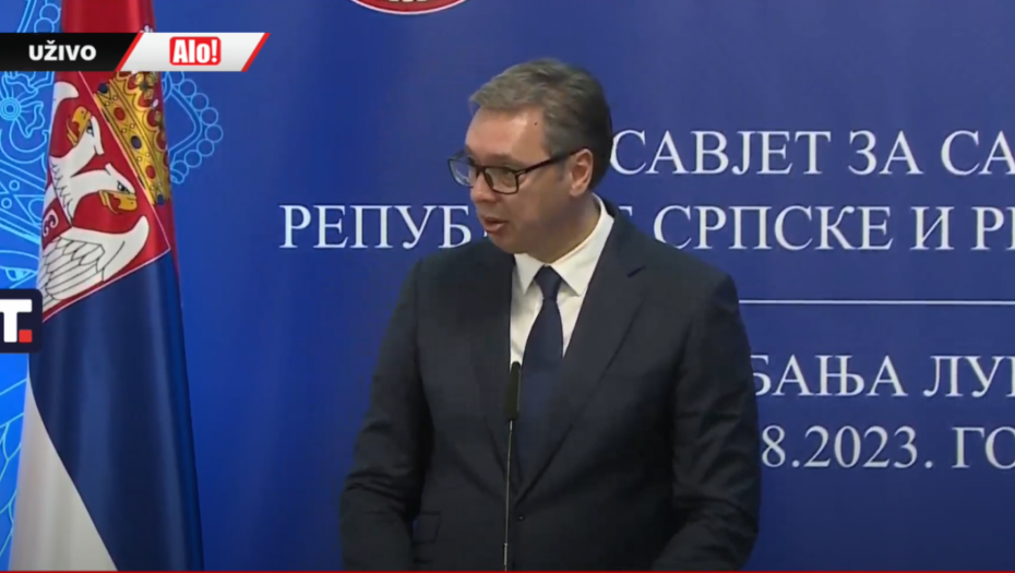 VUČIĆ SAOPŠTIO DA SRBIJA NEĆE PRIMENJIVATI SANKCIJE "To je pravedna, časna odluka, zbog koje ćemo sigurno trpeti indirektne posledice"